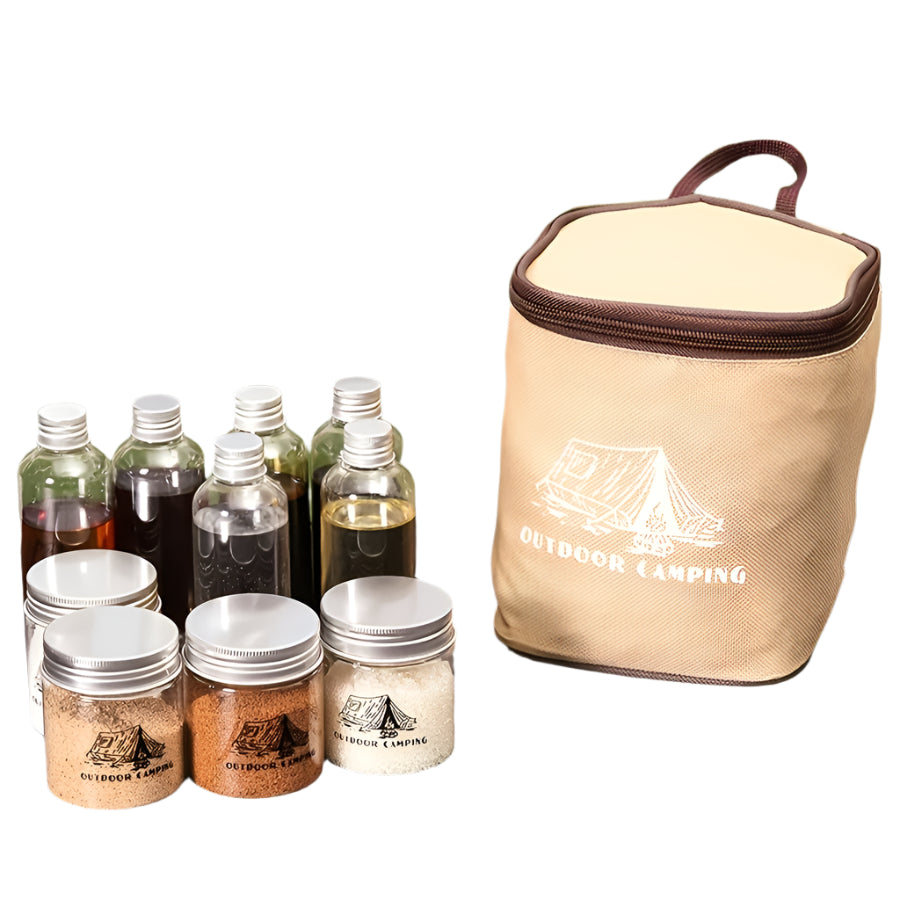 Camping Spice Containers for Outdoor Travel (Set - 10)-0