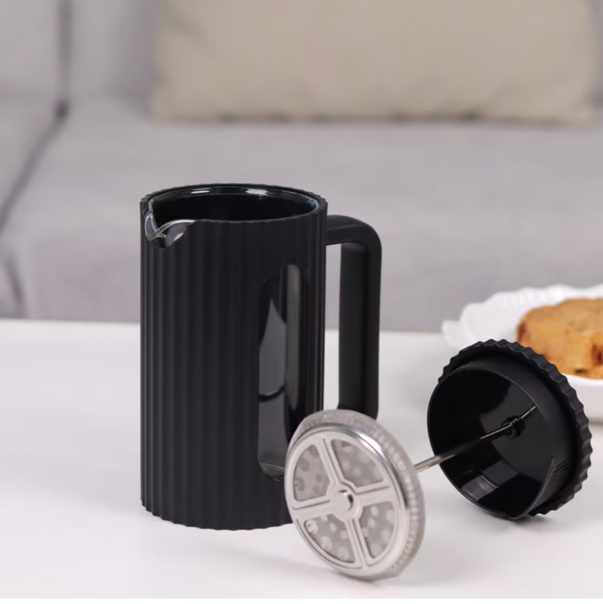 Gray helmet for bikers