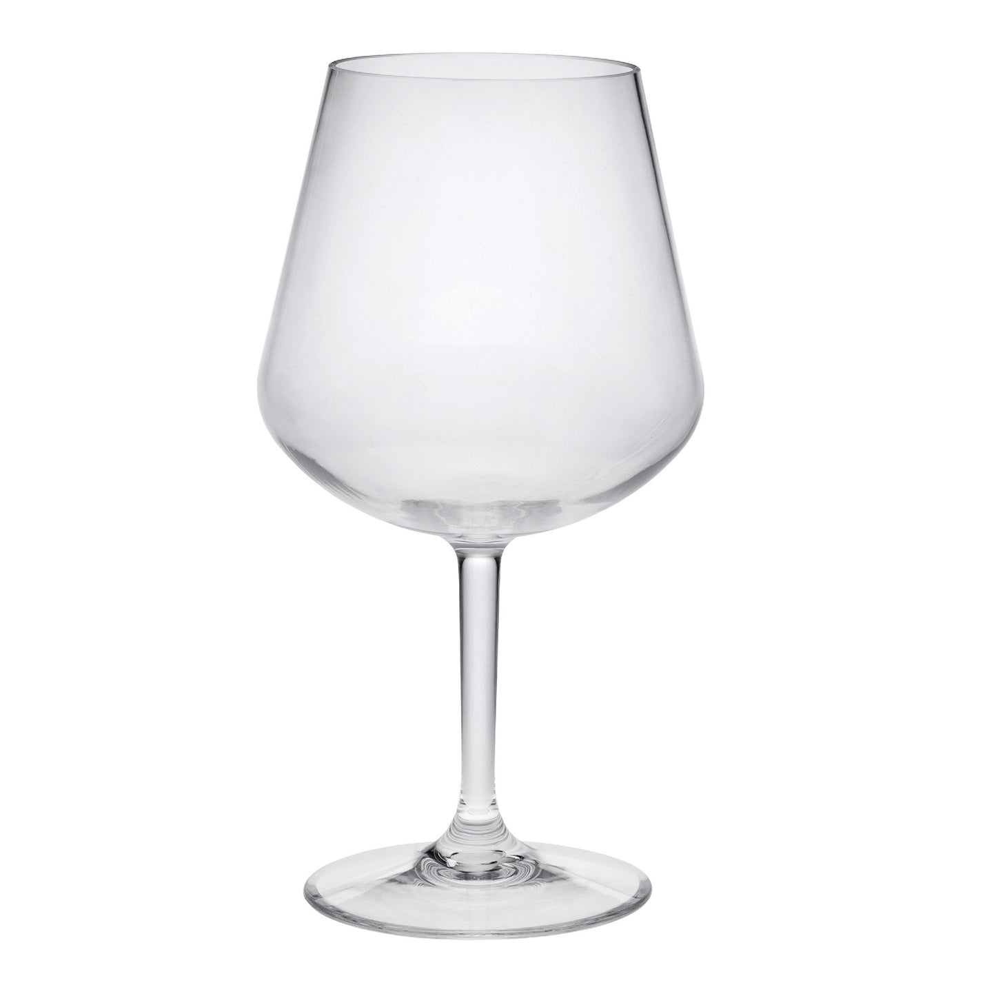 Set of Four Clear Tritan Plastic Stemmed All Purpose Wine Glasses-0