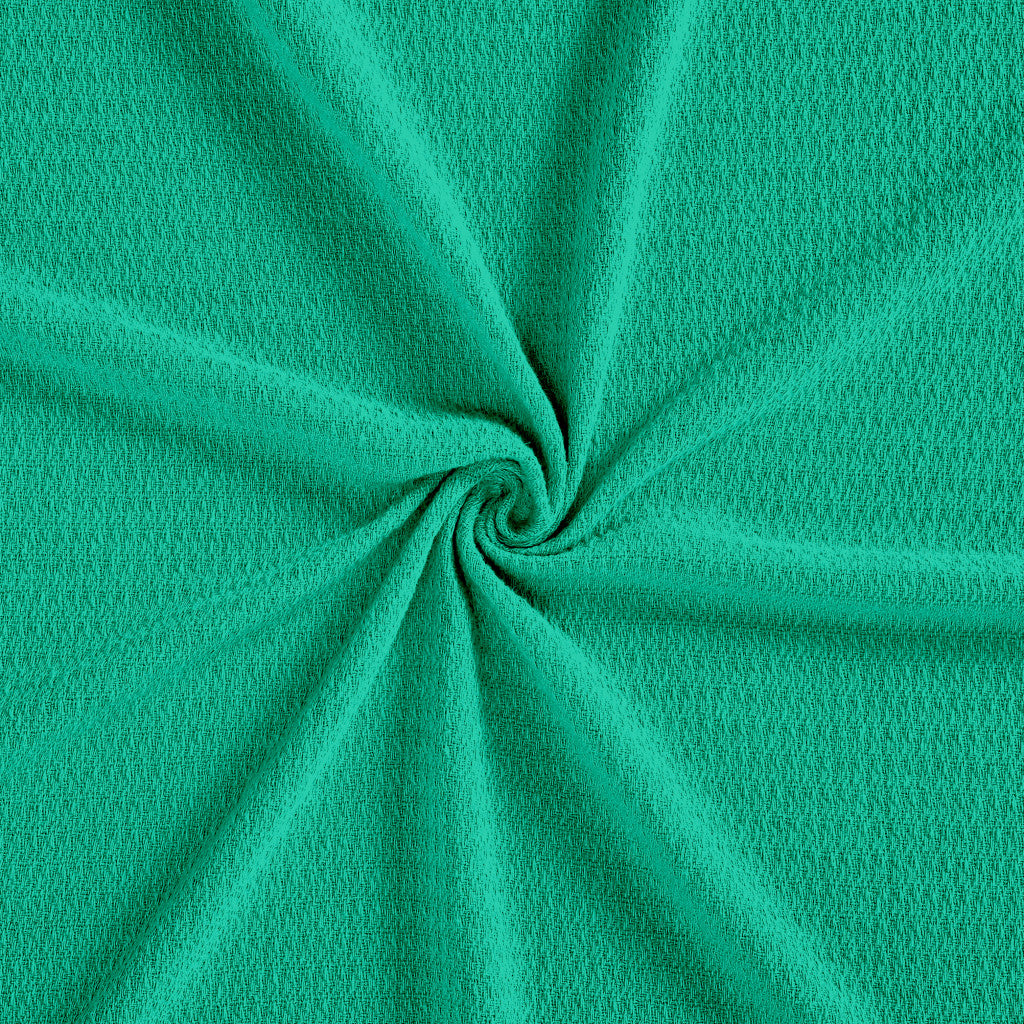 King Turquoise Cotton Waffle Weave Honeycomb Blanket-7