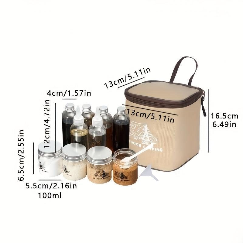 Camping Spice Containers for Outdoor Travel (Set - 10)-1
