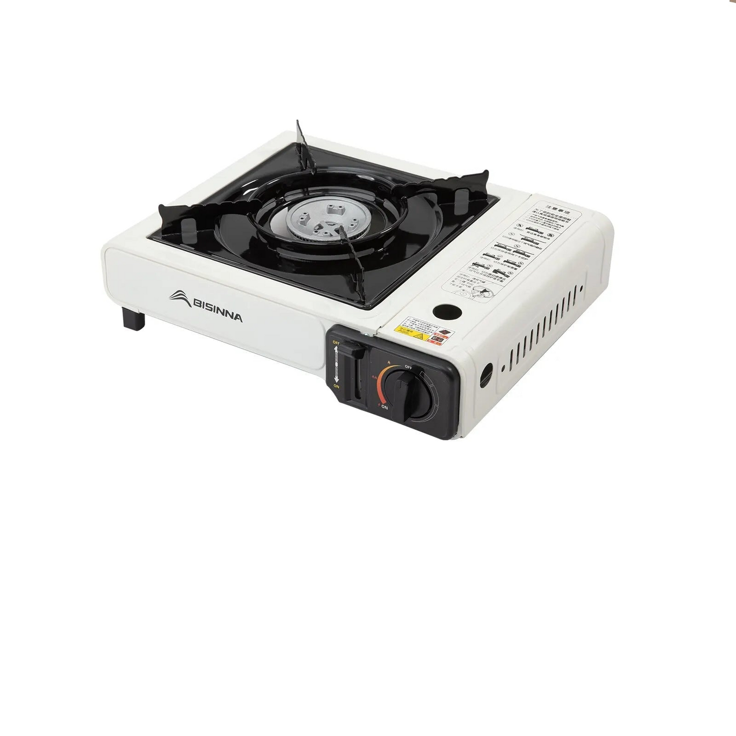 Camping Stove Cassette with 3-Layer Safety White-0