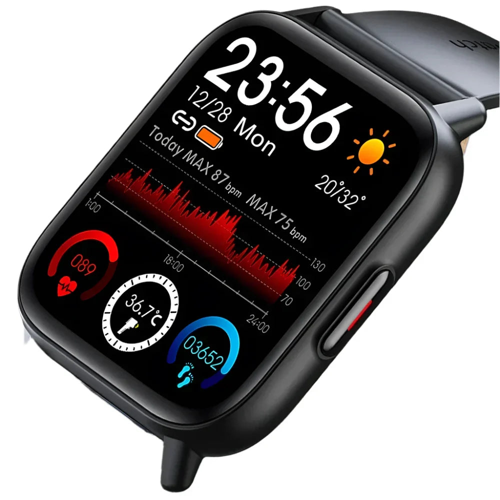 Smart Watch for Men and Women (Black)-1