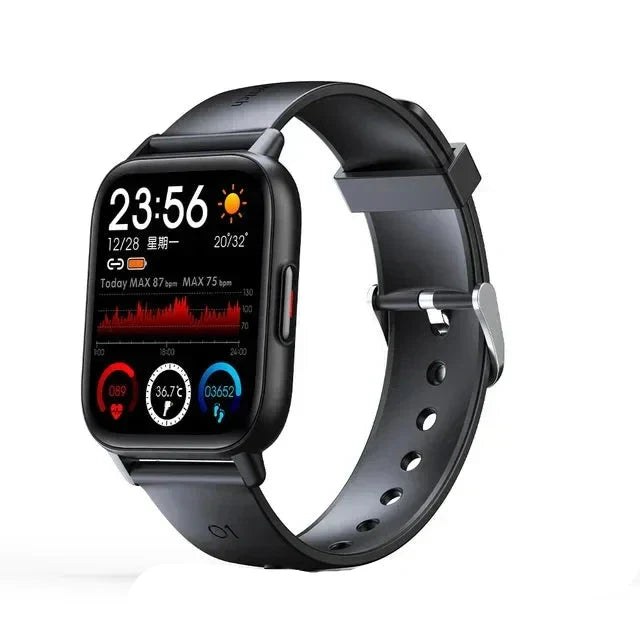Smart Watch for Men and Women (Black)-0
