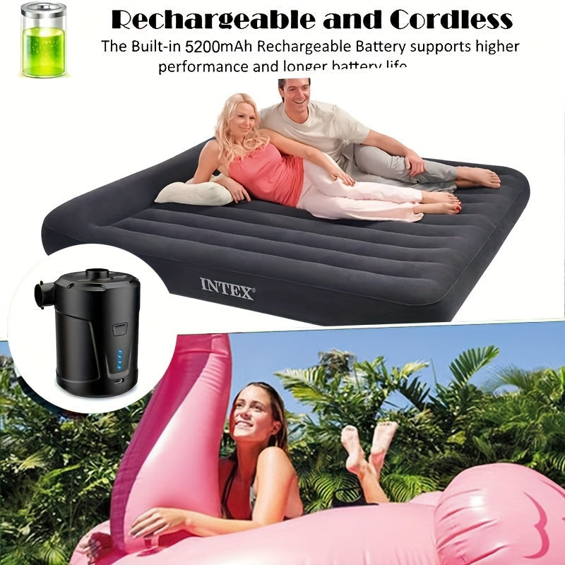 Wireless Electric Air Pump Rechargeable (5200mAh)-4