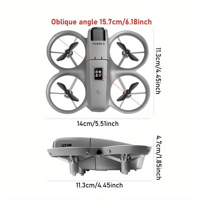 Dual Camera Drone with HD WiFi Control-3