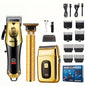 Golden Hair Clipper Razor Trimmer Set for Men-0