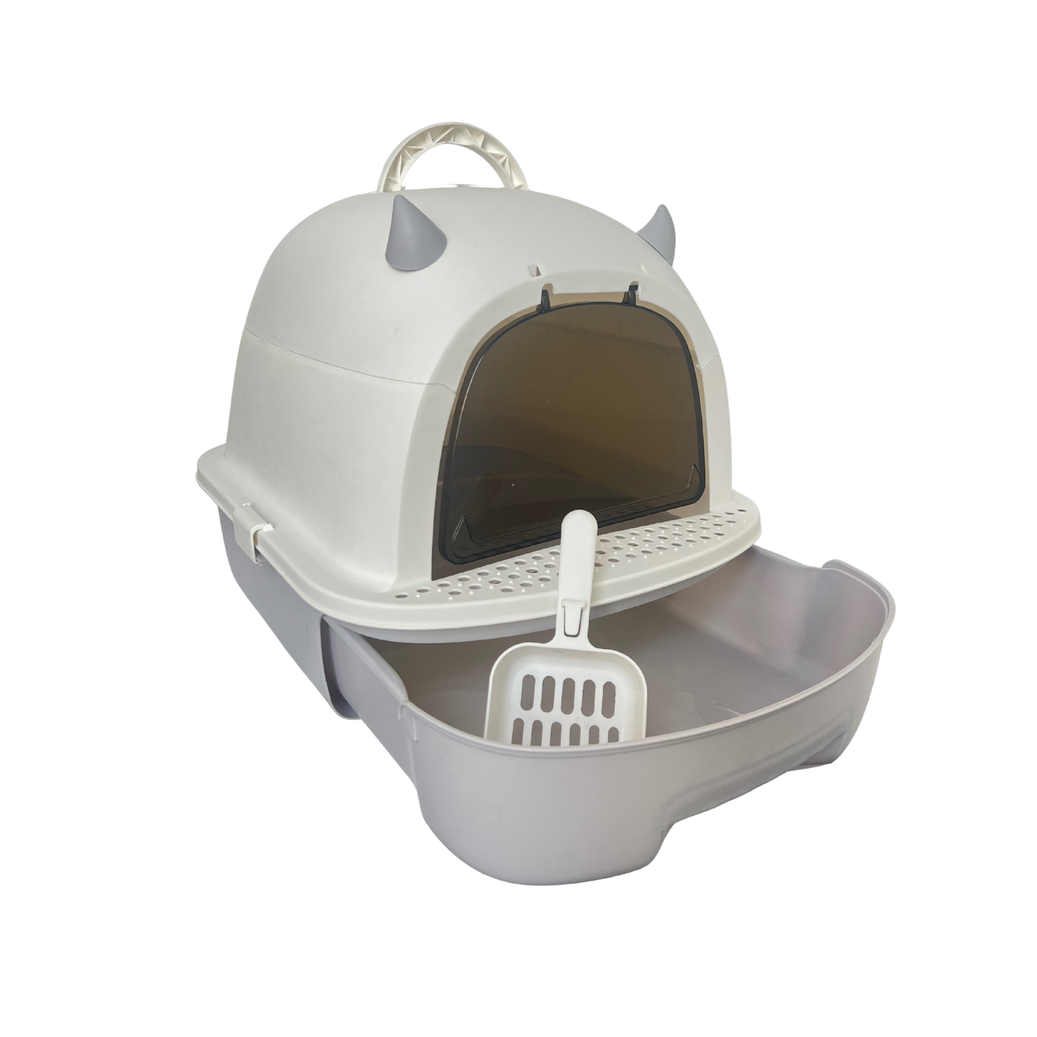 Gray helmet for bikers