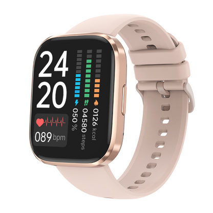 Smart Watch 1.96"HD Smartwatches for Men Women (Answer/Make Calls), 100+ Sport Modes with Fitness Tracker Watch, Heart Rate/Sleep Monitor-0