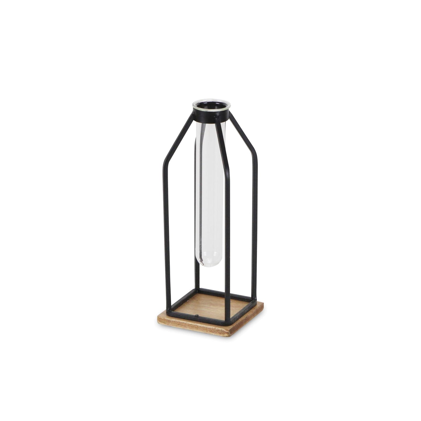 11" Black Glass Tabletop Sculpture-1