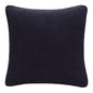 20" X 20" Black Linen Zippered Pillow-0