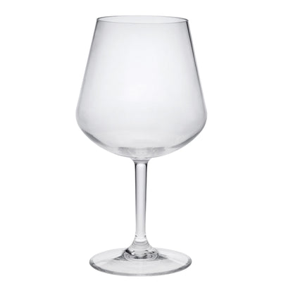 Set of Four Clear Tritan Plastic Stemmed All Purpose Wine Glasses-0