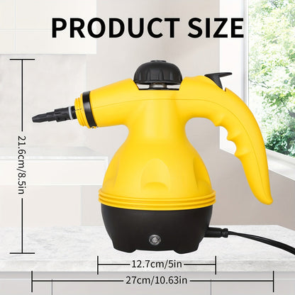 Handheld Steam Cleaner with 1000W 9 Accessories-1