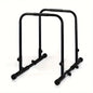 Adjustable Heavy Duty Dip Parallel Bars, Pull-Up Bars - Universal Use (Black)-0