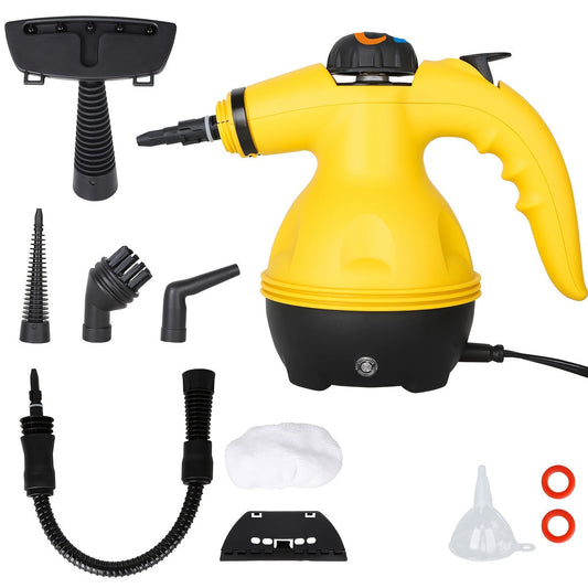 Handheld Steam Cleaner with 1000W 9 Accessories-0