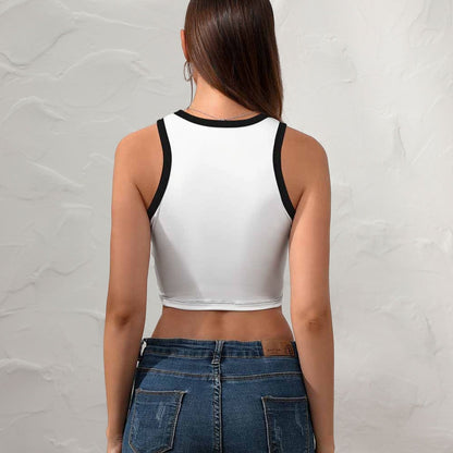 Grozavu | Cropped Racer Tank-4
