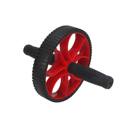 AB Roller Wheel – Single-Wheel Core Trainer for Gym & Home Workouts (Red)-0