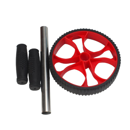 AB Roller Wheel – Single-Wheel Core Trainer for Gym & Home Workouts (Red)-4