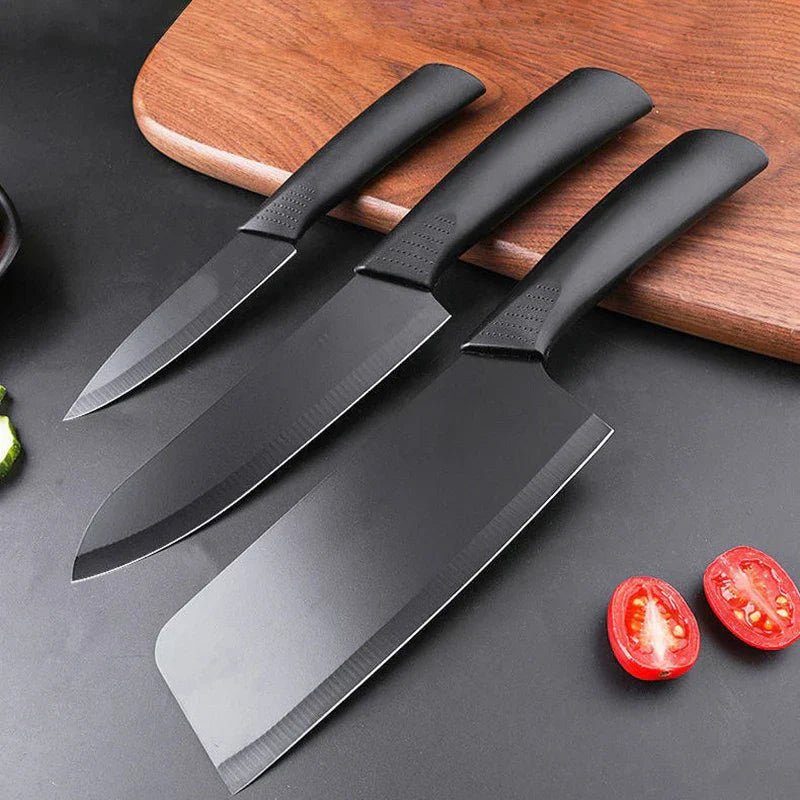 3-Piece Stainless Steel Kitchen Knife Set – Non-Slip Handle & Multipurpose Design-2