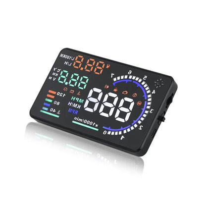 ADQ 5.5 OBD2 HUD A8 Digital Head-Up Display Speedometer Black-0