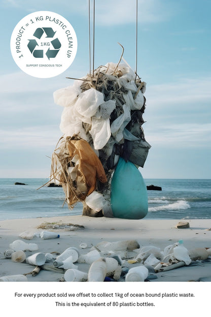 Blue Ocean iPhone Lightning cable · 1.2 meter · Made of recycled plastics-2