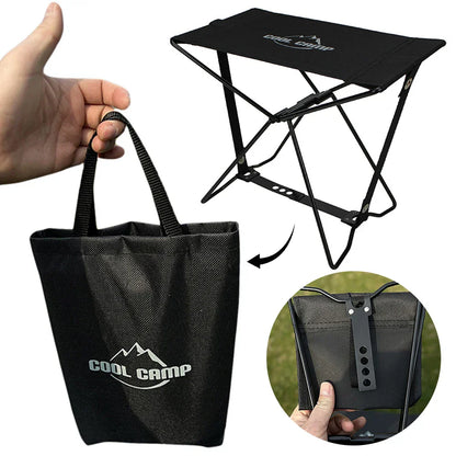 Oxford Cloth Folding Camping Stool – Portable Mini Chair-1