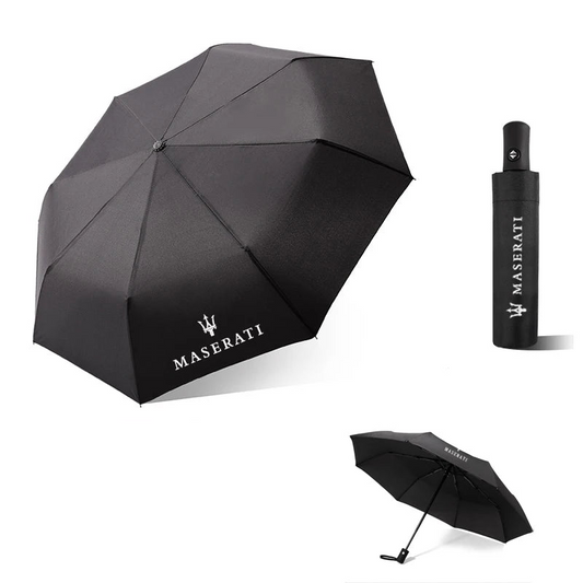 Portable Folding Car Umbrella–Automatic Sunshade Black-0