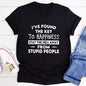 The Key To Happiness T-Shirt-5