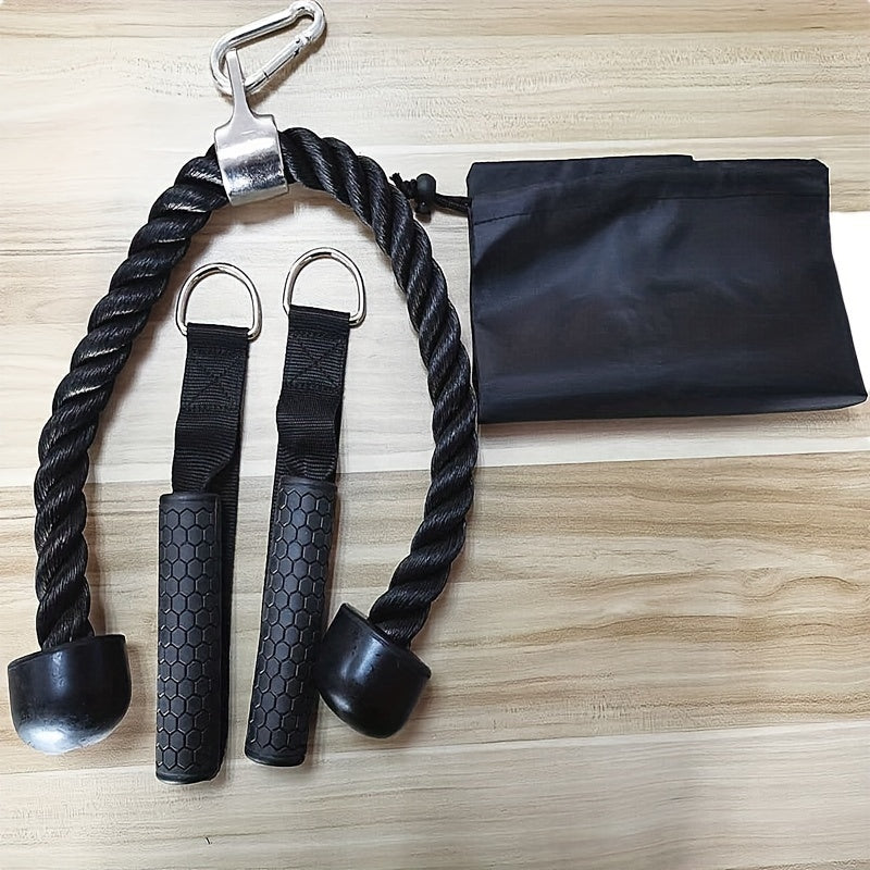 Tricep Rope Set Gym Pulley Accessories (8PCS)-1