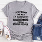 The Key To Happiness T-Shirt-9